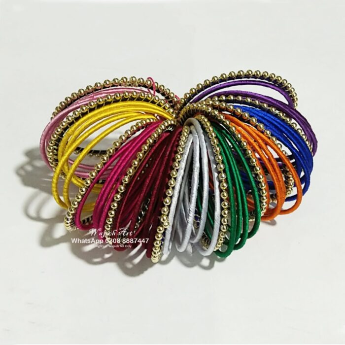 KBangle301 Bunch of Multi Color Bangles