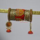 KBangle371 Special Bridal Kundan Bangle Set
