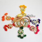 GBangle194 6 pcs color bangle set for kids