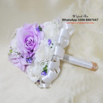 Bouquet01 Lilac White Bridal Bouquet For Her Big Day