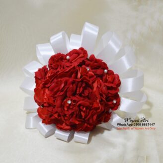 Bouquet03 Small Round Red Love Bridal Bouquet For Her