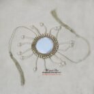Ganna10 650 Special Mirror Work Wedding Ganna With Pearls