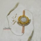 Ganna11 Golden & Silver Mirror Work Wedding Ganna