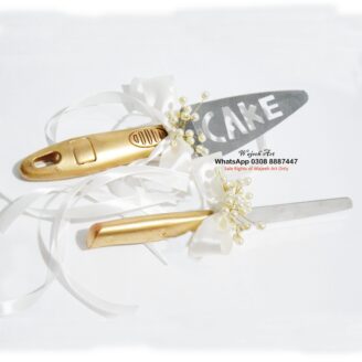 CakeKnife01 Classic Customized Wedding Cake Cutting Set