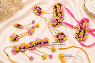 FJewel20 Elegant Artificial Flower Jewellery Set For Wedding