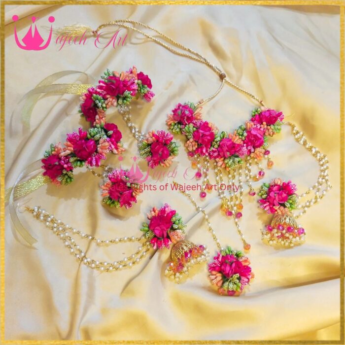 FJewel60 Flower Dough Jewellery Set For Wedding