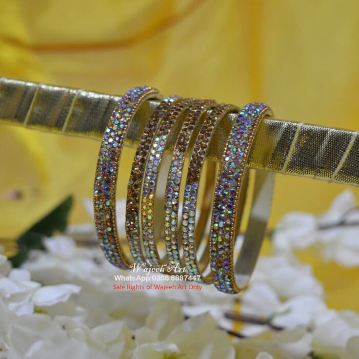KBangle440 6pcs Zircon Bangle Set