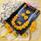 FJewel70 Yellow Dough Flower Jewellery Set for Mayon
