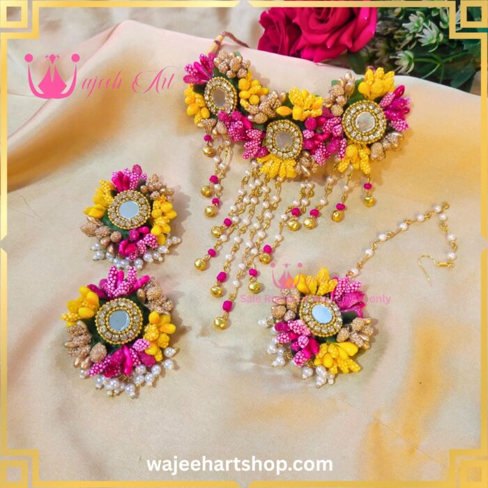 doughjewellery FJewel68 Bridal Artificial Dough Jewellery Set for Mehndi