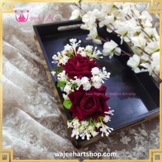 HairAcc78 Artificial Flower Hair Gajra