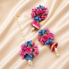 FJewel73 Handmade Dough Flower Jewellery with Pearls