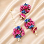 FJewel73 Handmade Dough Flower Jewellery with Pearls