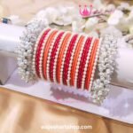 Kbangle469 2 Color Gajra Bangle Set For Eid
