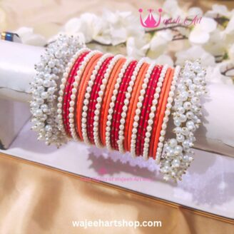 Kbangle469 2 Color Gajra Bangle Set For Eid
