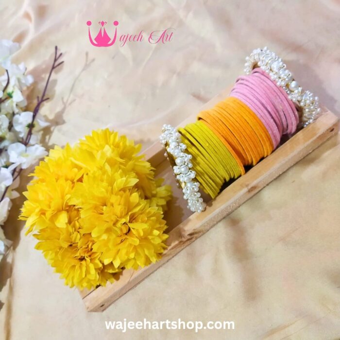 bangledeal1 BangleDeal01 3 Dozen Multi Color Bangles with Gajra Pair