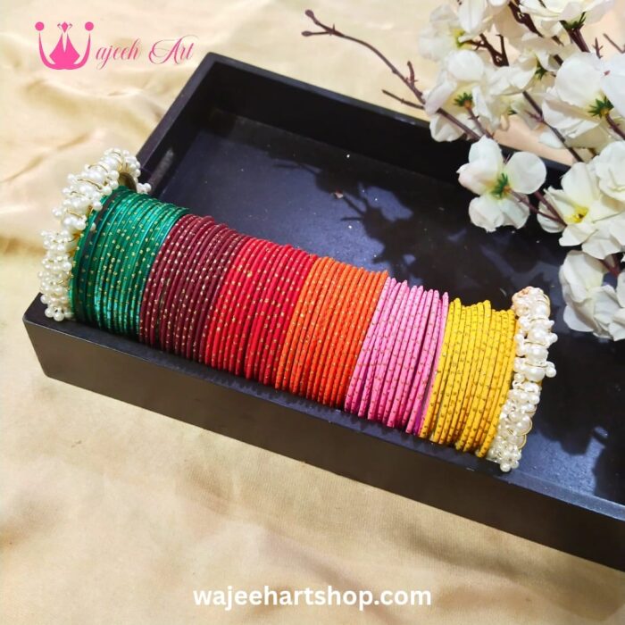 BangleDeal05 6 Dozen Metal Gajra Bangles
