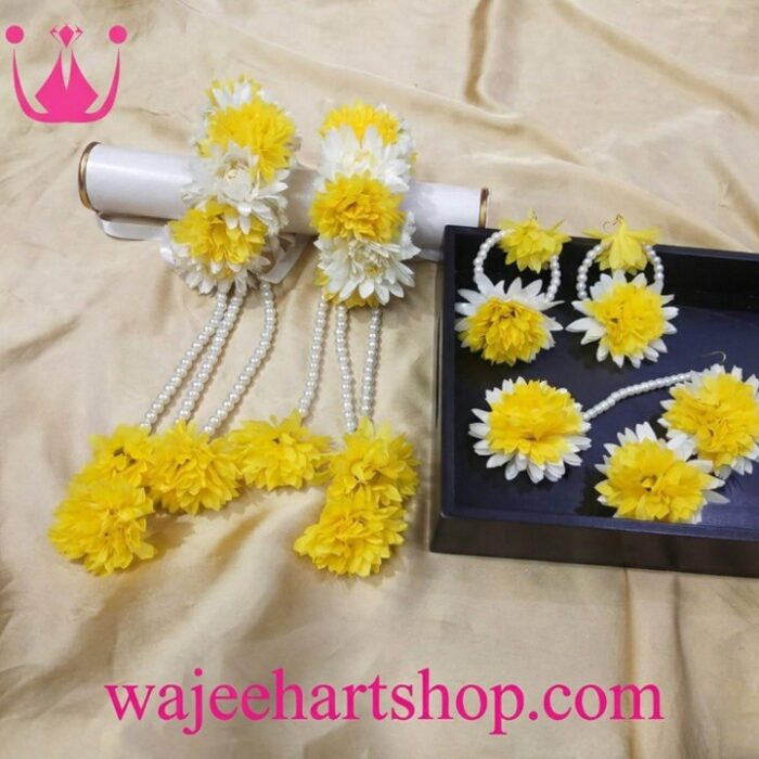 FJewel80 Artificial Flower Jewellery For Mayon Bride