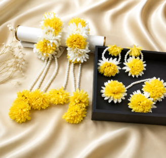 FJewel82 Special Mayon Artificial Flower Jewellery For Brides