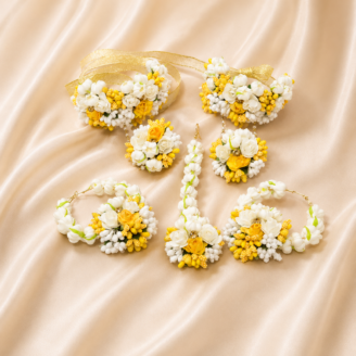 FJewel82 Dough Flower Jewellery Set For Brides