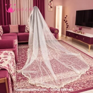 NV01 Handmade Customized Nikkah Veil For Brides